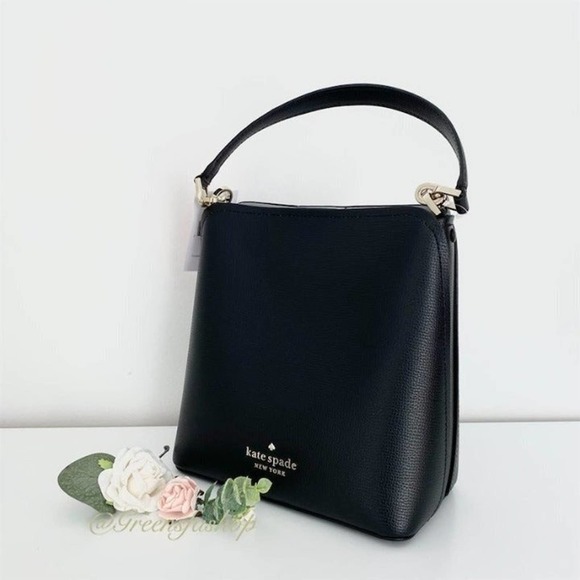 Kate spade Purse & wallet Darcy Black Small Bucket Bag Crossbody - Picture 4 of 11